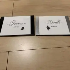 結婚式　ウェルカムスペース　受付サイン、プレート