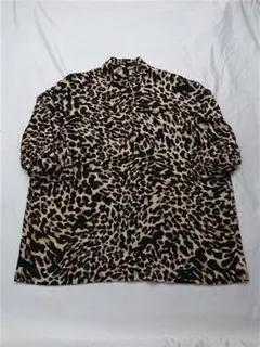 ザラ ZARA WOMAN レオパード柄長袖ブラウス レディースのサムネイル