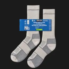 新品 カークランド 2足セットメンズ Mサイズ トレイルソックス USA製