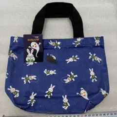 めがねうさぎ　ミニトート　バッグ　お弁当　せなけいこ　絵本　おばけ　しまむらのサムネイル
