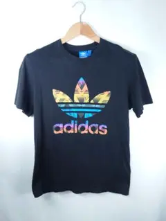 adidas Originals トレフォイル アートロゴ Tシャツ ブラック