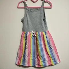 【値下】GAP KIDS ノースリーブワンピース Sサイズ　サマードレス