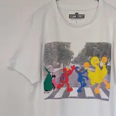 セサミストリート アビーロード Tシャツ ビートルズ コピーライトありのサムネイル