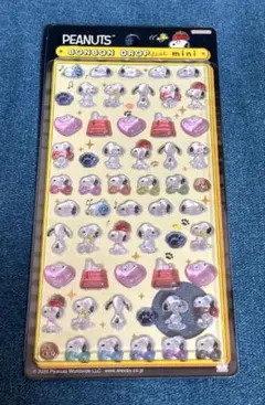 ⭐︎正規品⭐︎ PEANUTS スヌーピー ボンボンドロップシール mini