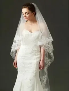 結婚式　刺繍ベール