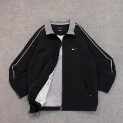 ミ*員様 90s NIKE ナイロンジャケット　ドローコード付き　黒タグ　old