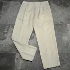 A19776 美品 MHL. リネンコットン 1タック ワークトラウザーズ S A19776 美品 MHL. リネンコットン 1タック ワークトラウザーズ S