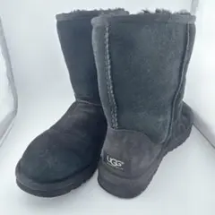 【定番】UGG アグ クラシックショート ムートンブーツ ブラック 23cm