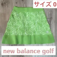 ニューバランスゴルフ ニットスカート 新品 サイズ0 黄緑