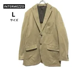 インターメッツオ INTERMEZZO　コットンジャケット　カジュアル　Lサイズ