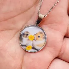 ゴールデンハムスター　雑貨　グッズ　キーホルダー　ピアス　変更可