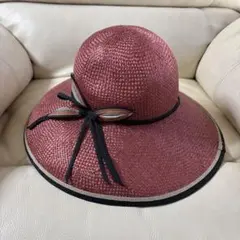 Maison Michel 麦わら帽子 ストローハット ピンク S Maison Michel 麦わら帽子 ストローハット ピンク S - メルカリ