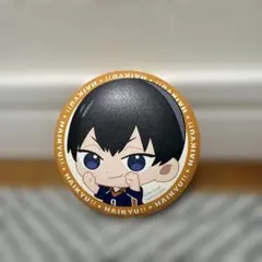 タイトーくじ　ハイキュー!! F賞ふわふわ缶バッチ 影山飛雄
