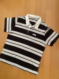 00s NIKE ボーダーポロシャツ XLサイズ 古着