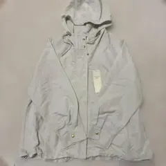 裾フレア フード付き マウンテンパーカー