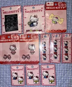 サンリオ　ハローキティ　ワッペン　6種類　11台紙セット