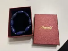 ブレスレット　青の石