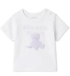 【80】 ジェラートピケ BABY ぬいぐるみワンポイント Tシャツ