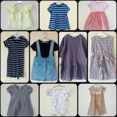 110cm 女の子向け 夏服 10点セット まとめ売り　ZARA H&M他