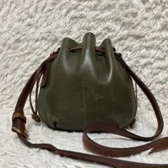 pico様専用 ショルダーバッグ シェリダン 巾着 USA製 グラブタンレザー