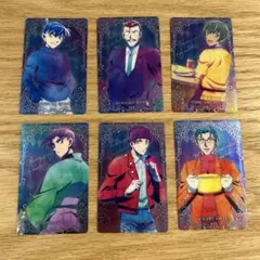 名探偵コナン カードセット 6枚　安室透　赤井秀一　服部平次など