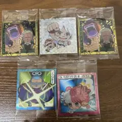 ワンピース　ウエハース　シール　ルフィ&ボニーパラレルなど5枚セット