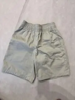 GU ライトグレー ハーフパンツ ウエストゴム