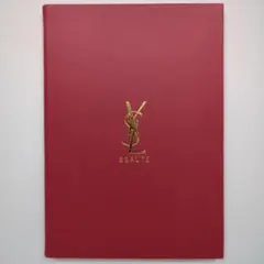 YSL イヴサンローラン ミラー レッド 鏡 手帳型