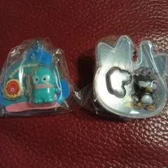サンリオパッケージチャーム＆チョコボーロ・ハンギョドン・バットバツマル