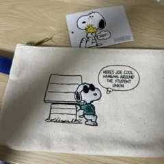 スヌーピー フラットポーチ