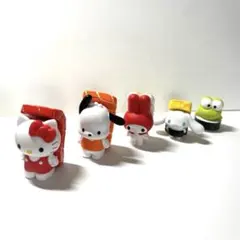 サンリオキャラクターズ すし ミニフィギュア 5種セット　コンプ