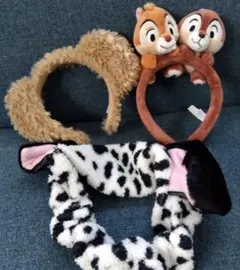 ディズニーカチューシャ　3点セット