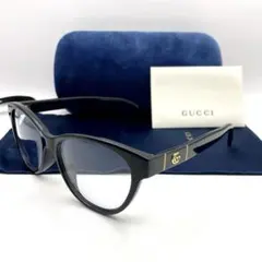極美品✨ GUCCI グッチ メガネ シェリーライン インターロッキング 度