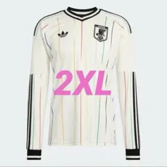 訳あり タグ付き adidas サッカー日本代表 長袖 ユニフォーム 2XL