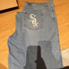 MLB デニム ダメージジーンズ