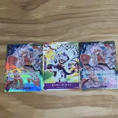ルフィ 3枚 ワンピース セブンイレブンプロモ P-041