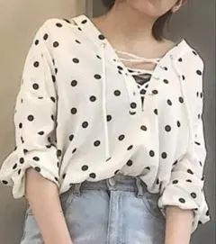 ENVYM ドットブラウスのサムネイル