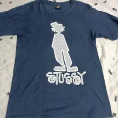 STUSSY ネイビー Tシャツ 　シャドーマン
