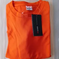 wundou ドライライト半袖Tシャツ　XL オレンジ色　大きいサイズのサムネイル