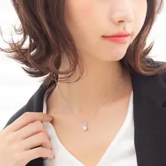 czダイヤモンド キュービックジルコニア ネックレス アクセ かわいい 可愛い