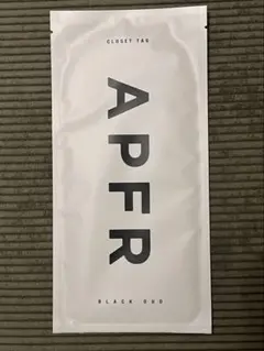 【新品】APFR アポテーケ　クローゼットタグ　BLACKOUD ブラックウード