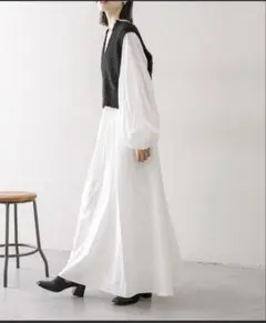 新品タグ付き【mystic】 ブークレニットベストワンピースSET