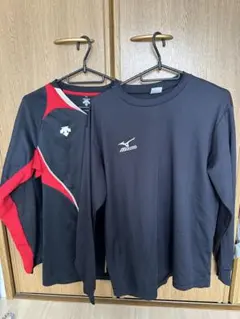 DESCENTE MIZUNO 長袖シャツ 2枚セット M/Lサイズ