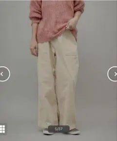 アーバンリサーチサニーレーベル　コーデュロイベイカーイージーパンツ　38