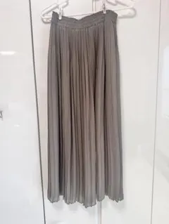 ナノユニバース　リバーシブル　プリーツスカート