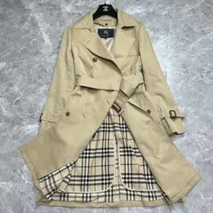 美品♡バーバリー　トレンチコート　ライナー　ベルト付　ノバチェック 40