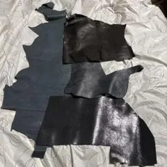 本革 牛 羊 系青 ハギレセット