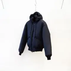 UNUSED ブラック フード付きダウンジャケット ビビッドレディ VIVIDLADY フード付きダウン ジャンバー