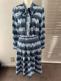 ローラアシュレイの美しいセットアップ　花柄　used