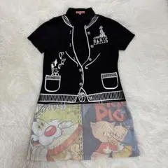 【極美品】カステルバジャック　ゴルフウェア　ワンピース　ルーニー・テューンズ　Lのサムネイル